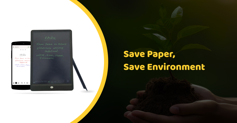Moving towards a Paperless journey with Smart Pen with digital board screen for a Greener and Sustainable Future